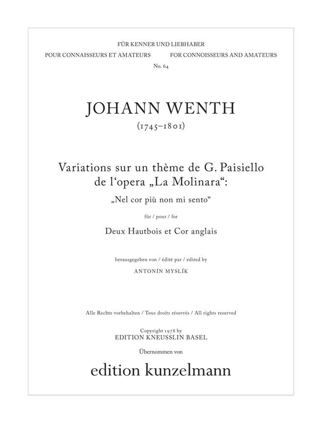 Variationen Über Ein Thema Von G. Paisiello